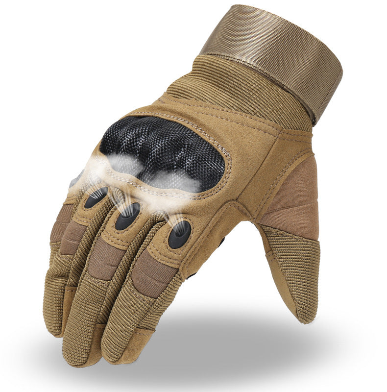 Full finger gloves Hiking, hard shell outdoor gloves, motorcycle riding gloves, carbon fiber gloves, hiking gloves