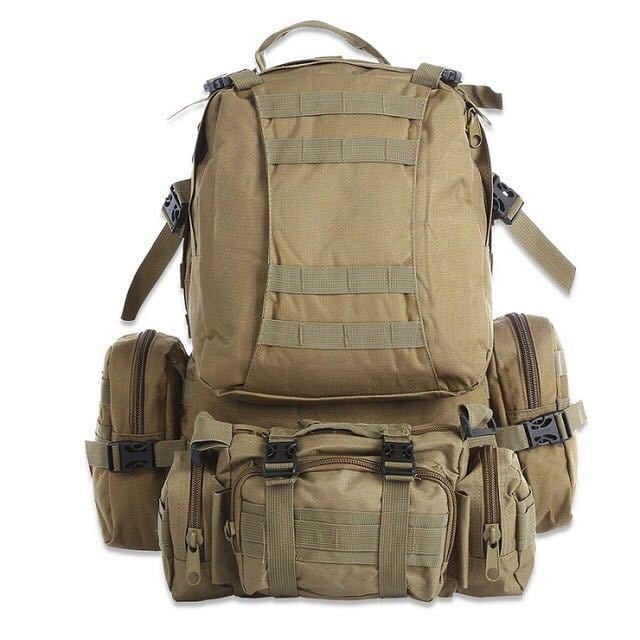 50L Outdoor waterproof military backpack