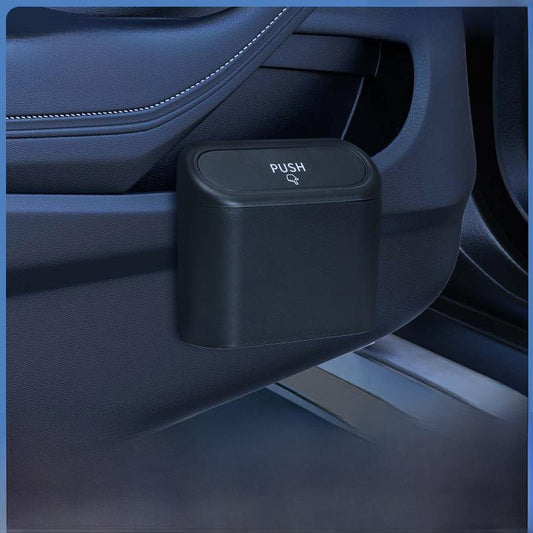 Car mounted multi-function storage and trash can