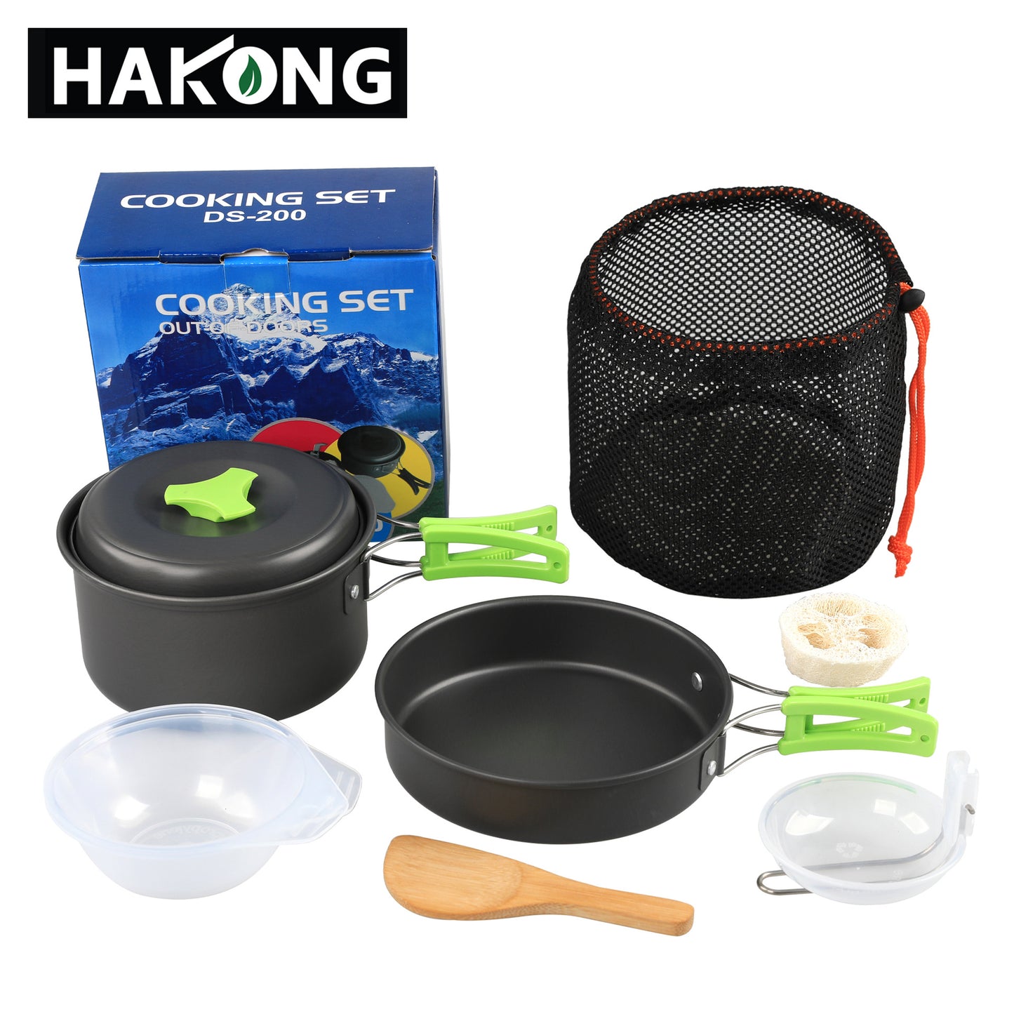 Cross-border outdoor portable camping pot set