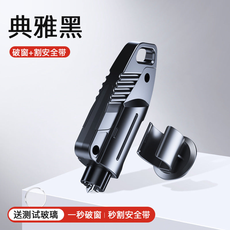 Emergency vehicle safety tool and seatbelt cutter