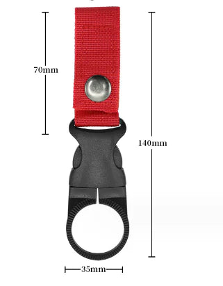 Belt and Backpack bottle holding clip