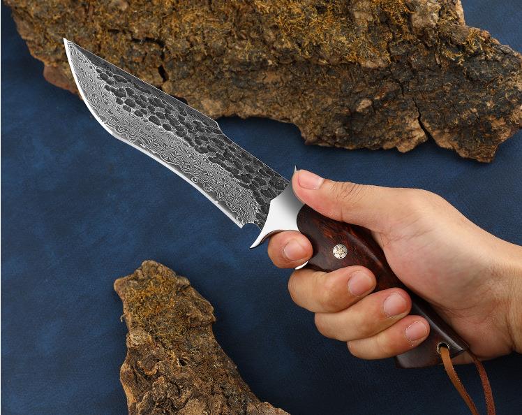 Damascus Steel Hand Forged Knife • Pirat by ATENAS Blades™