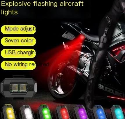 Multi-color Magnetic Motorcycle lights