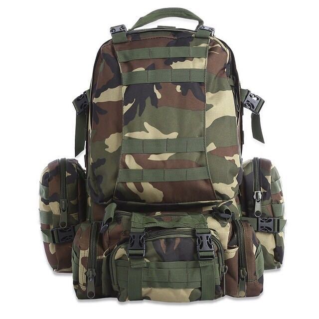 50L Outdoor waterproof military backpack