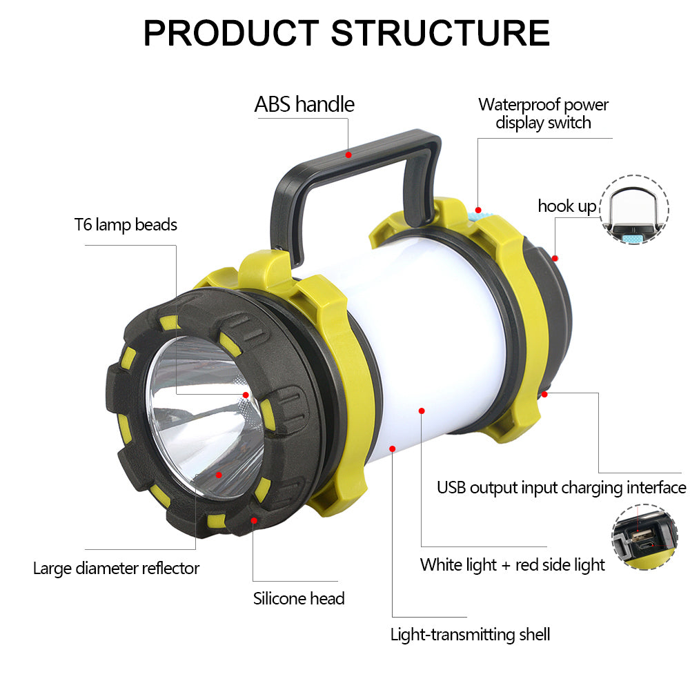 Outdoor Camping Light Flashlight Power Bank