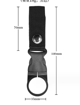 Belt and Backpack bottle holding clip