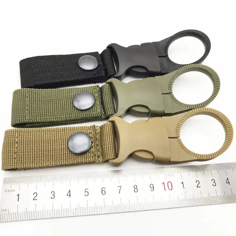 Belt and Backpack bottle holding clip