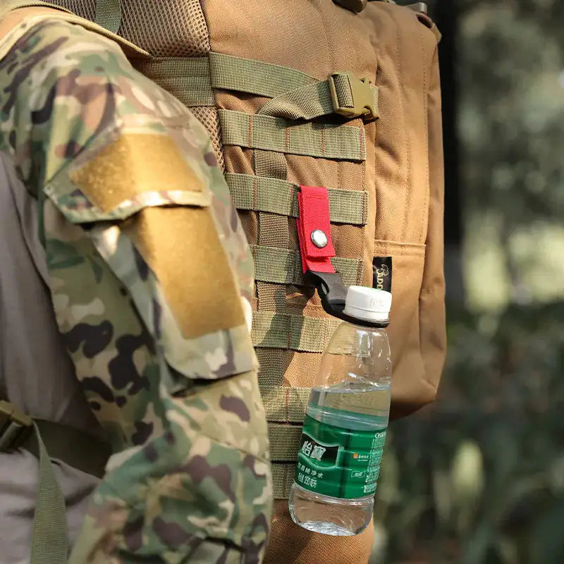 Belt and Backpack bottle holding clip